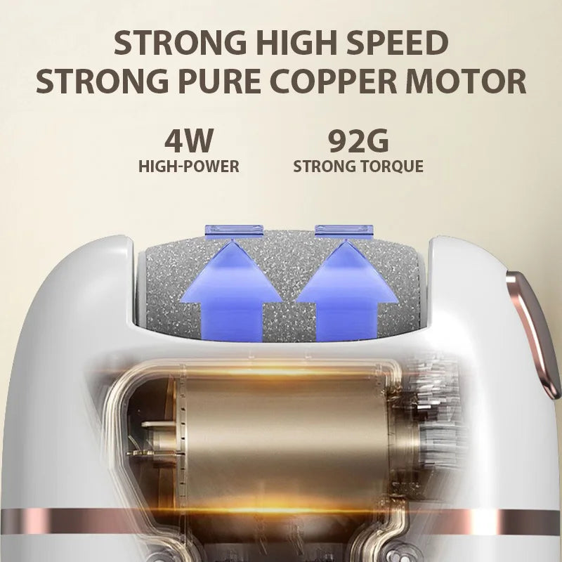 lime électrique pour les pieds, enlève les callosités de la peau